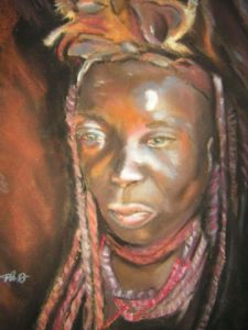 Voir le détail de cette oeuvre: femme masai